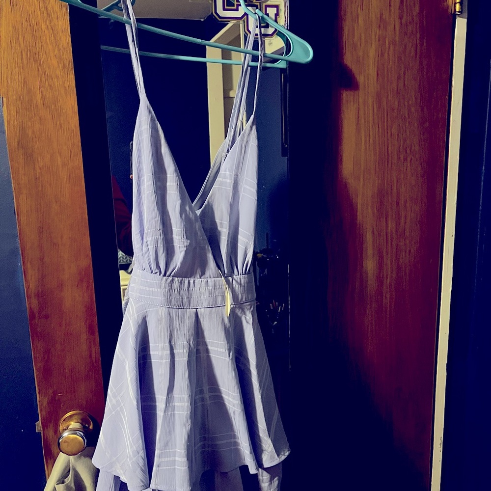 Lavender Romper shorts/spaghetti straps